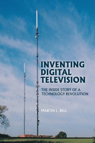 photo of cover of Inventing Digital Television with images of transmitter masts in a landscape
